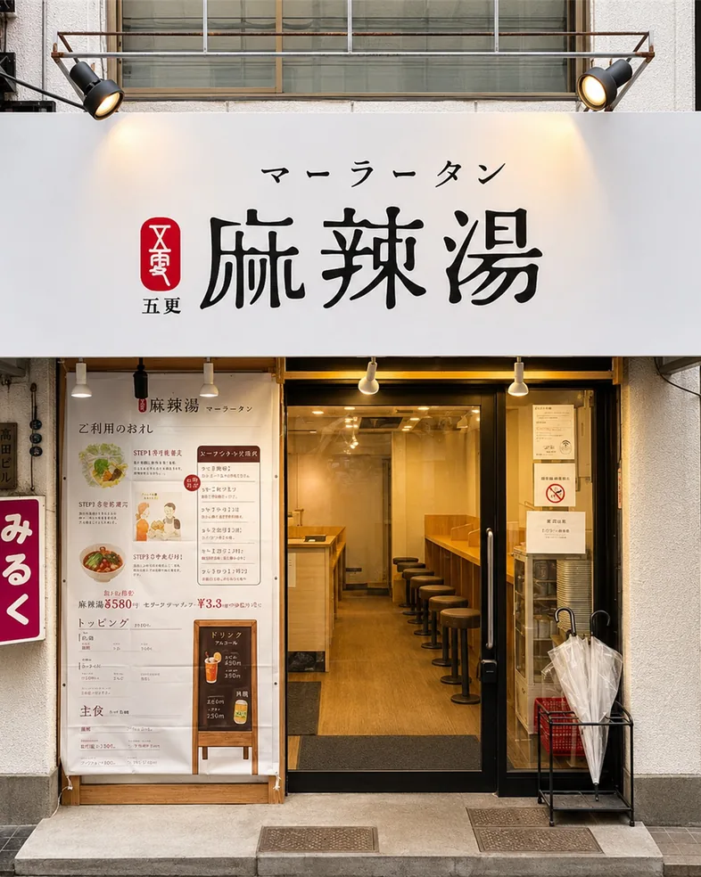 五更の店頭